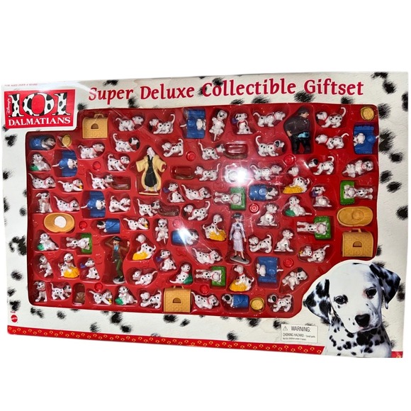 Disney 101 Dalmatians Super Deluxe Collectible Giftset 90s Kids Toy Figures